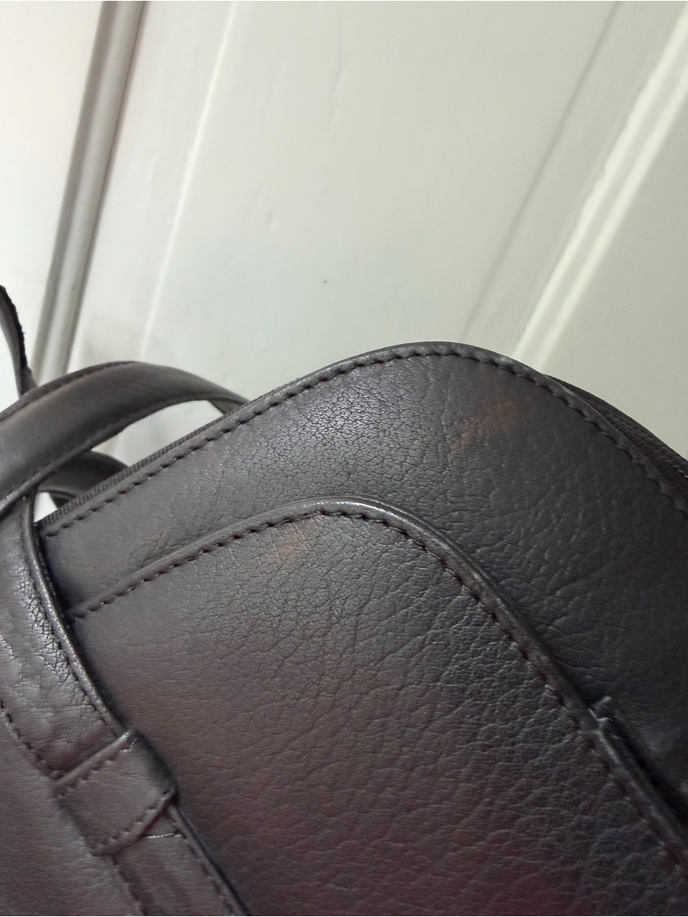Latico Black Leather Business Case, Lap top carrier, structured purse, tote bag - Picture 12 of 14